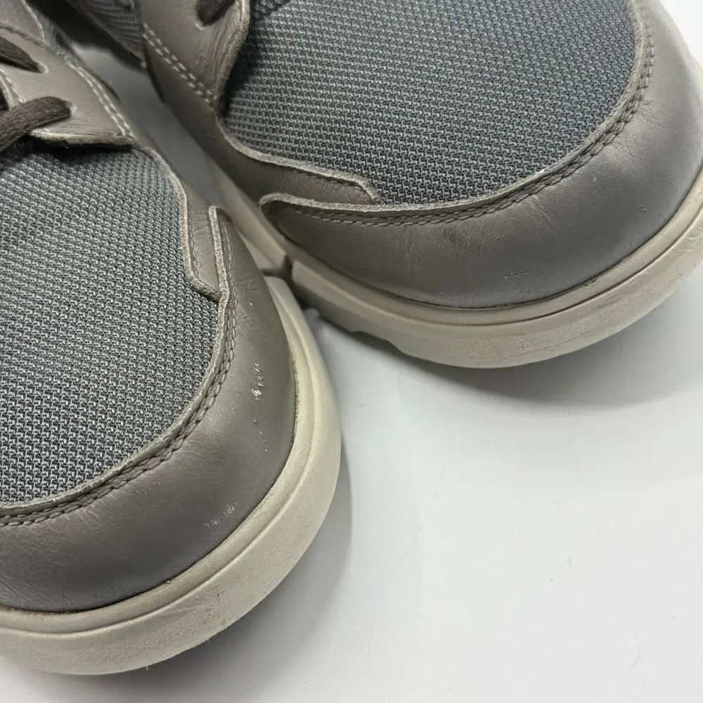 Sorel Men's Explorer Next Sneaker Mid Waterproof Shoes in a Grey and Black - US